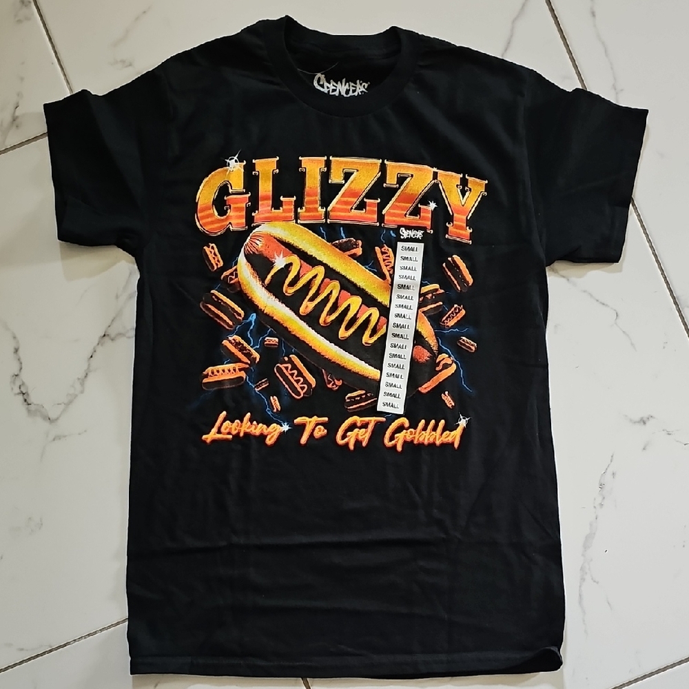 NWOT Spencers Glizzy - Looking to Get Gobbled T Shirt